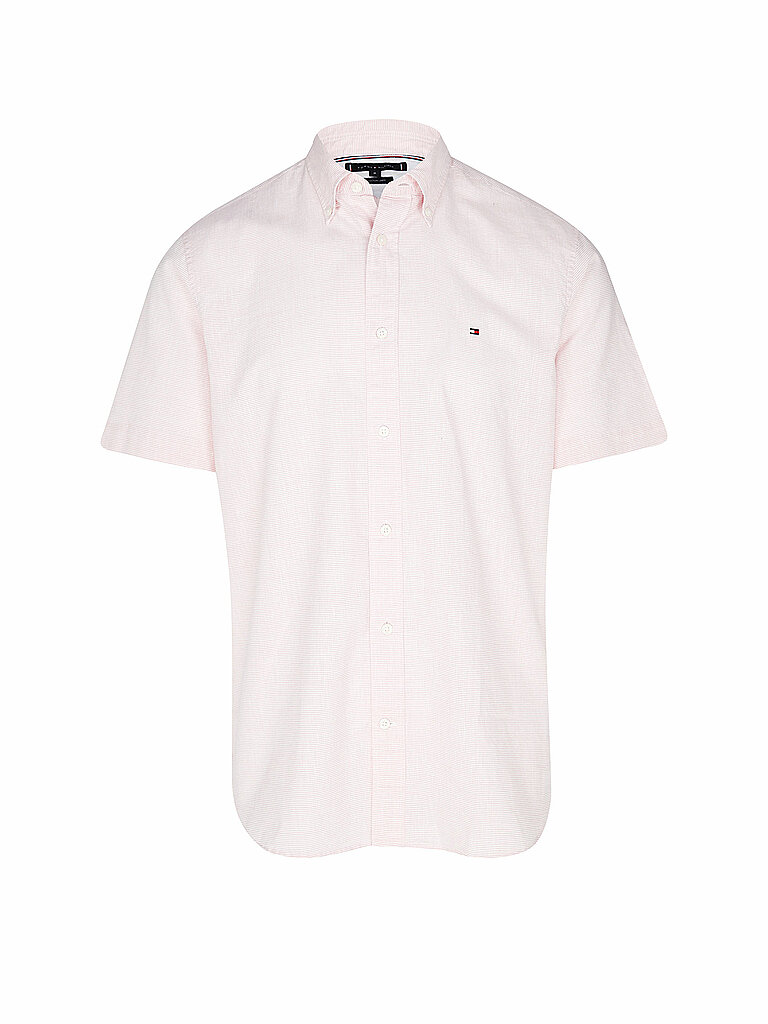 TOMMY HILFIGER Hemd Regular Fit  rosa | L von Tommy Hilfiger