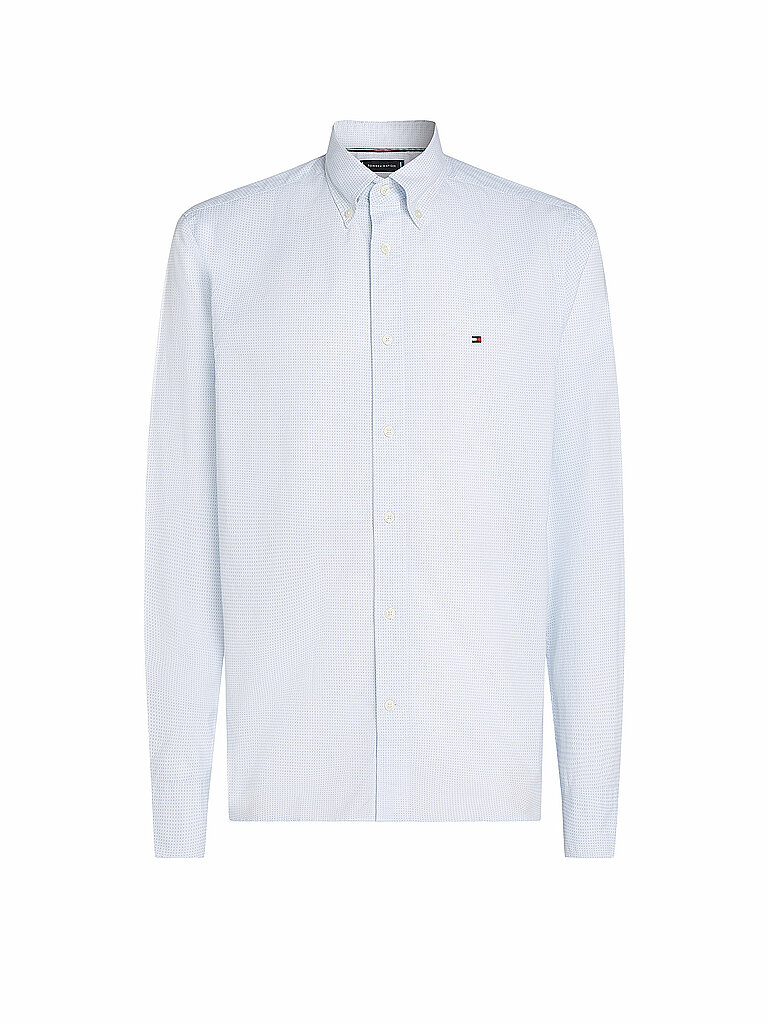 TOMMY HILFIGER Hemd Regular Fit weiss | L von Tommy Hilfiger