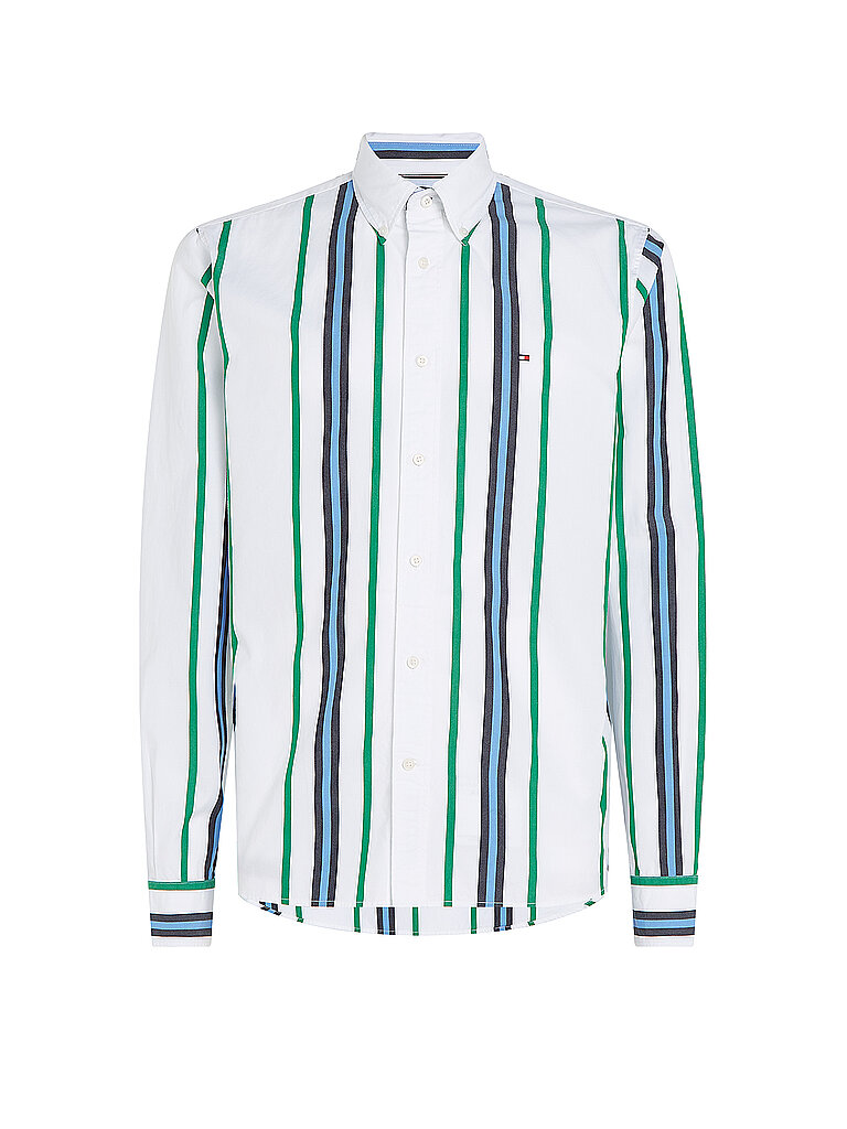 TOMMY HILFIGER Hemd Slim Fit  weiss | XXL von Tommy Hilfiger