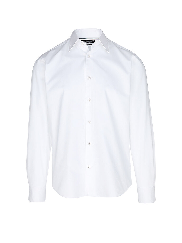 TOMMY HILFIGER Hemd Slim Fit  weiss | L von Tommy Hilfiger