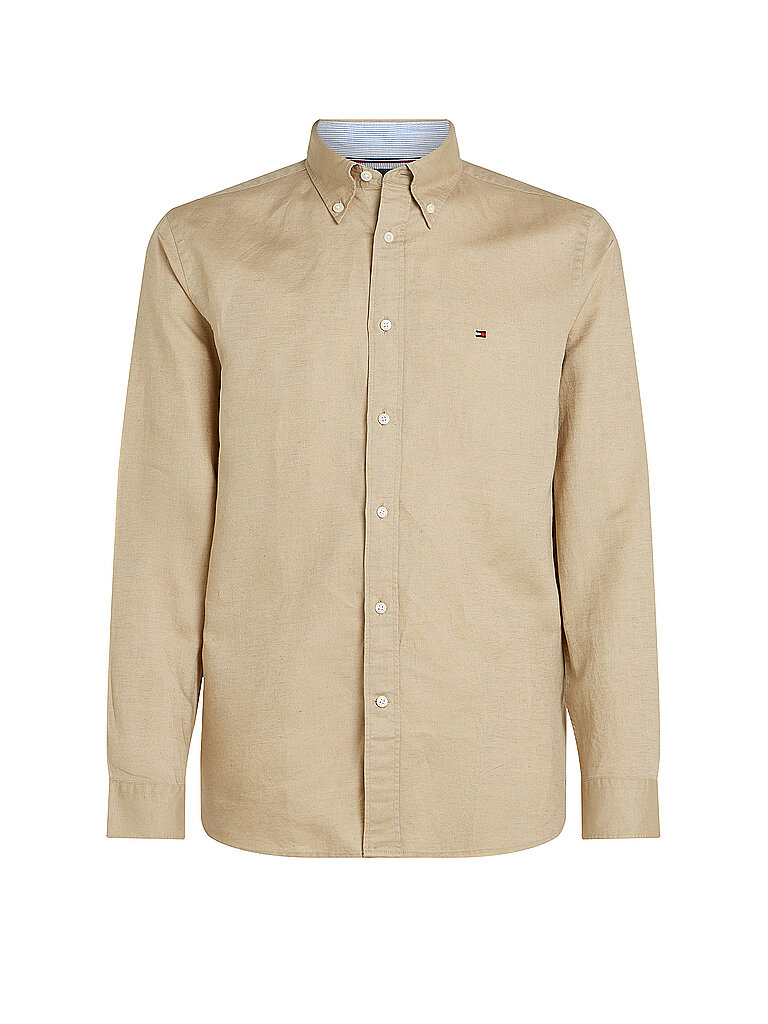 TOMMY HILFIGER Hemd beige | L TOMMY HILFIGER Hemd beige | L von Tommy Hilfiger