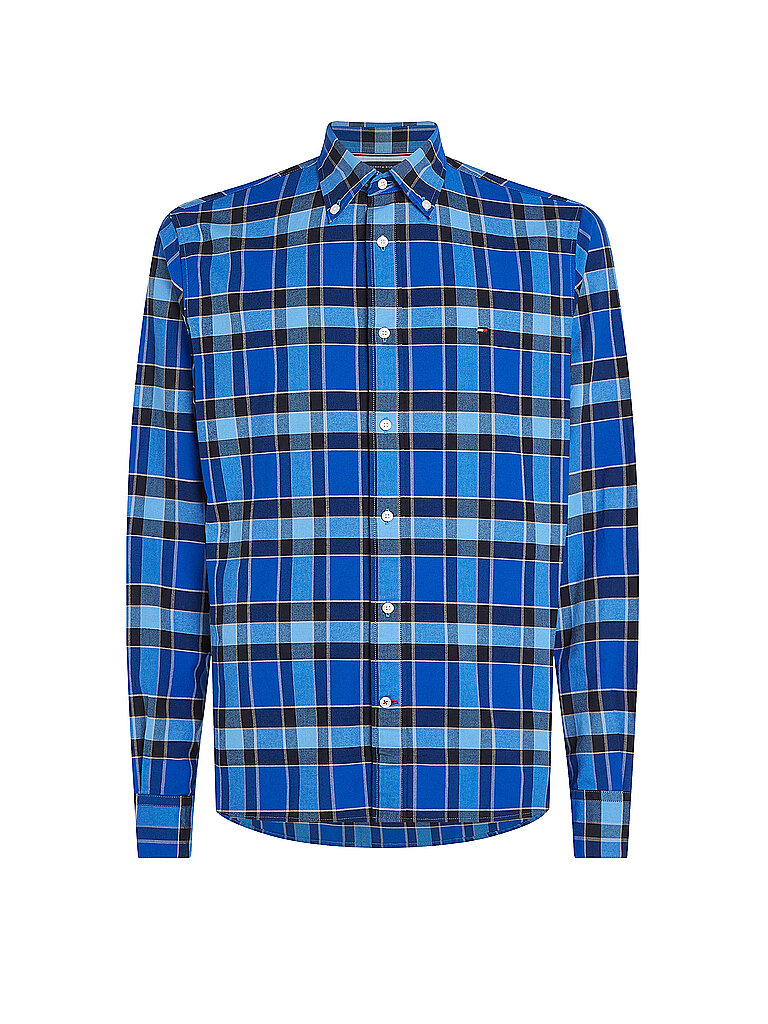 TOMMY HILFIGER Hemd blau | L von Tommy Hilfiger