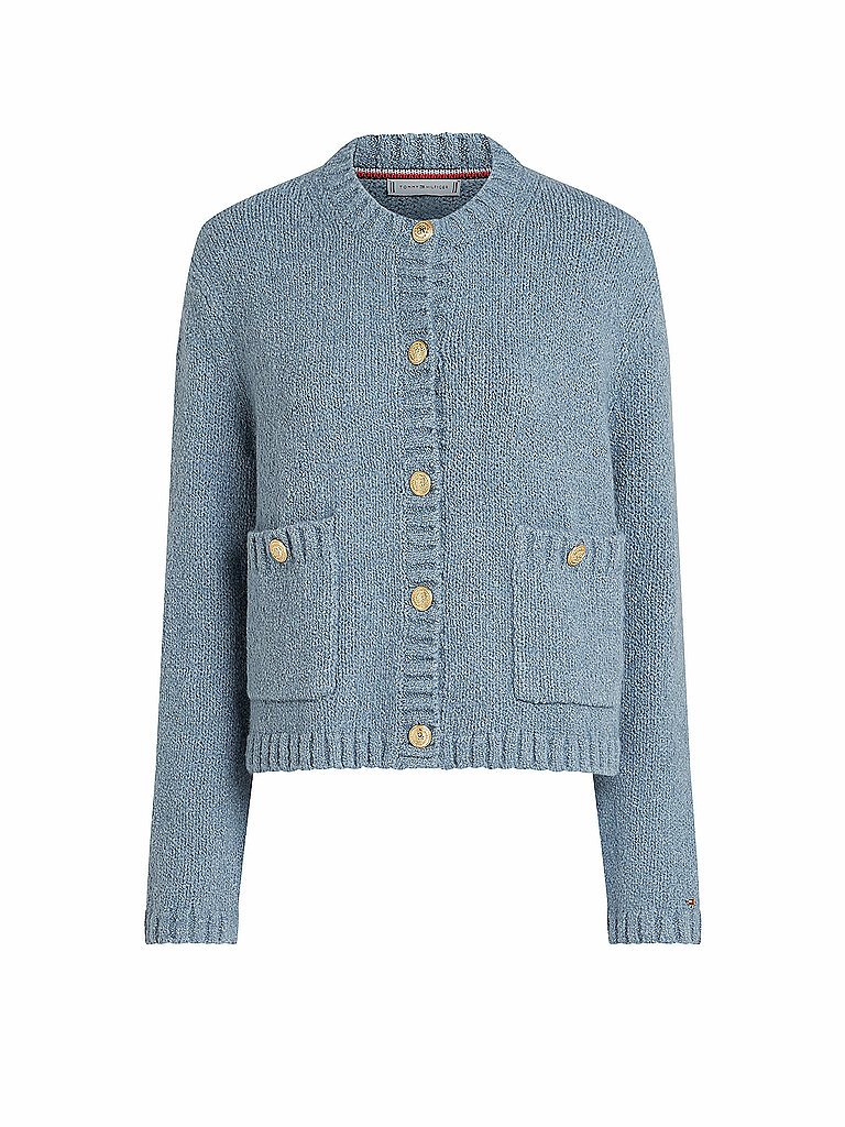 TOMMY HILFIGER Jäckchen  hellblau | L von Tommy Hilfiger