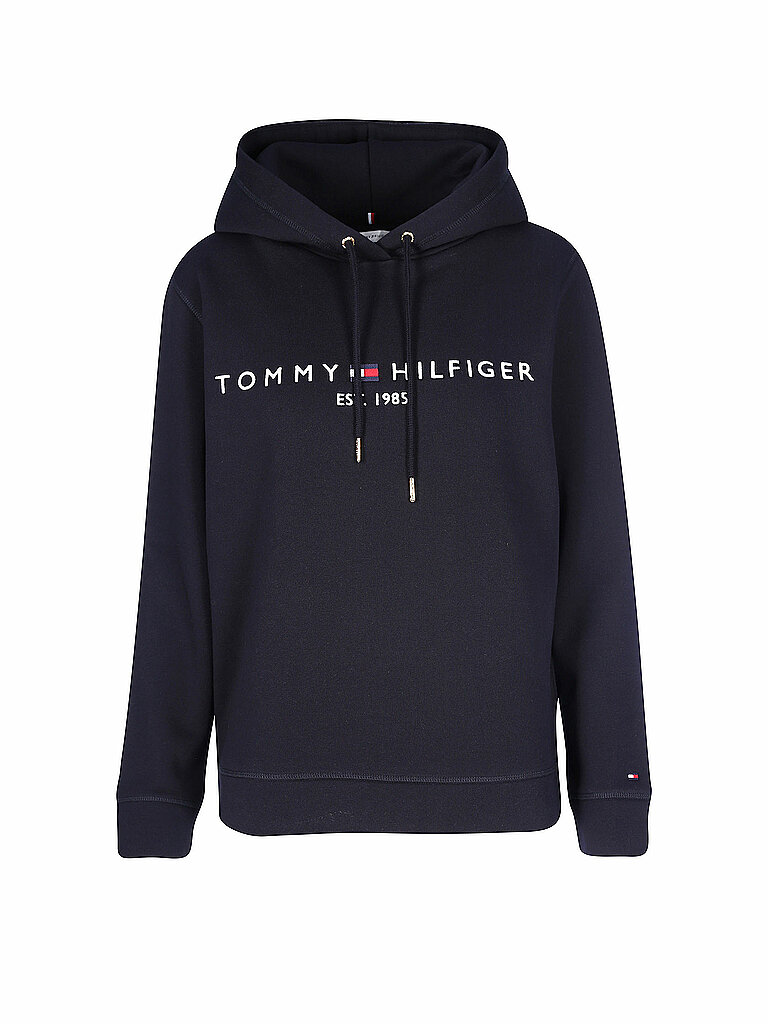 TOMMY HILFIGER Kapuzensweater - Hoodie  blau | L von Tommy Hilfiger