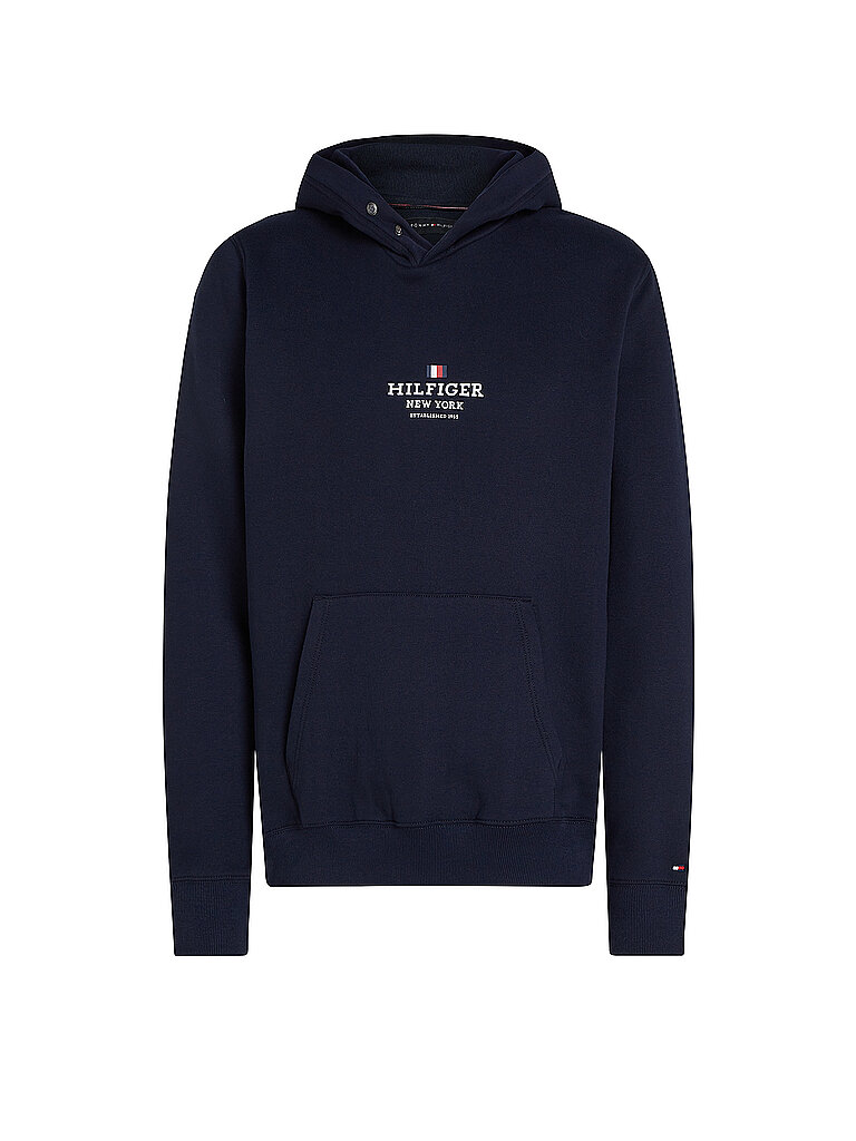 TOMMY HILFIGER Kapuzensweater - Hoodie dunkelblau | XXXL von Tommy Hilfiger