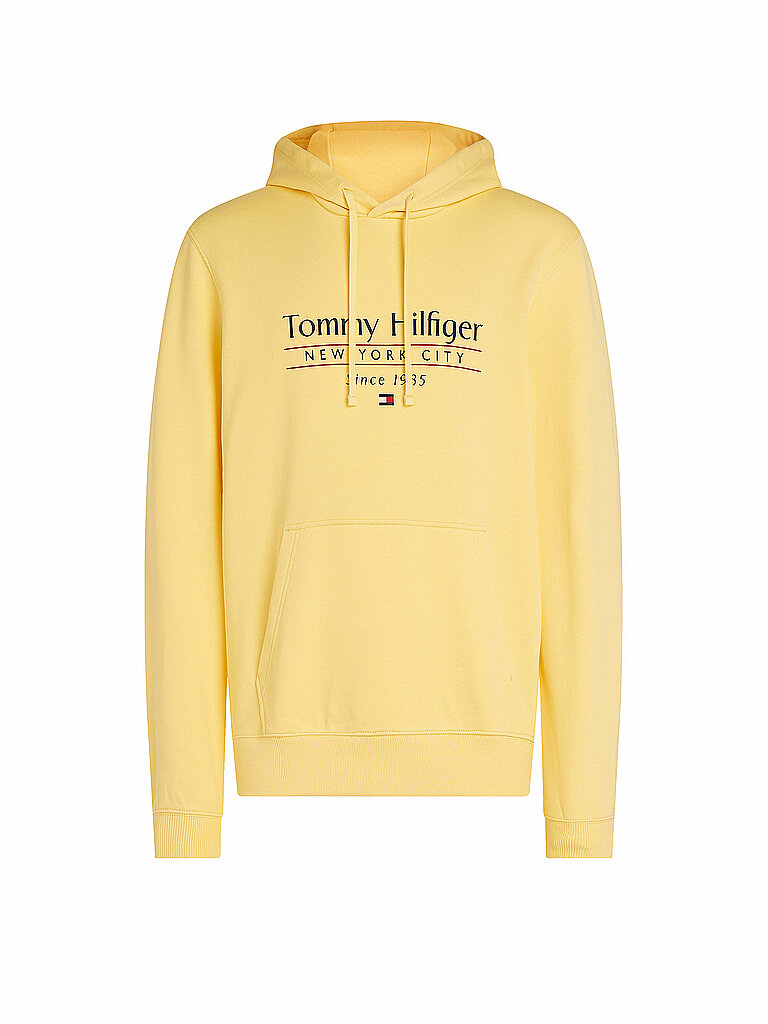 TOMMY HILFIGER Kapuzensweater - Hoodie gelb | L von Tommy Hilfiger