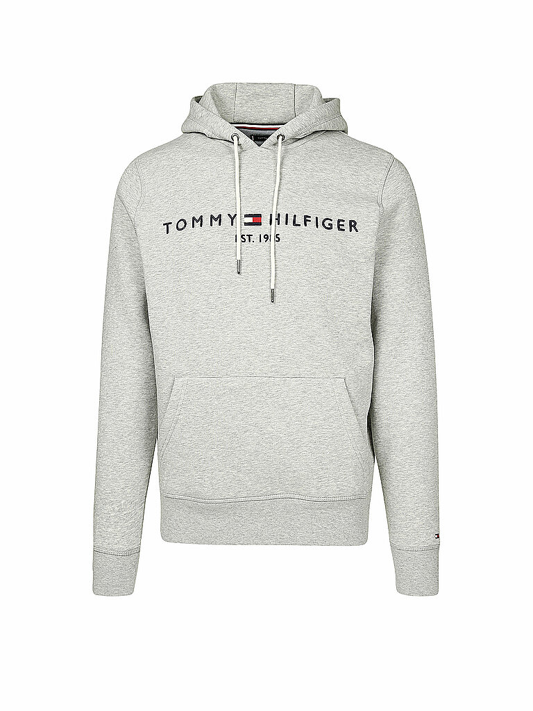 TOMMY HILFIGER Kapuzensweater - Hoodie  grau | M von Tommy Hilfiger