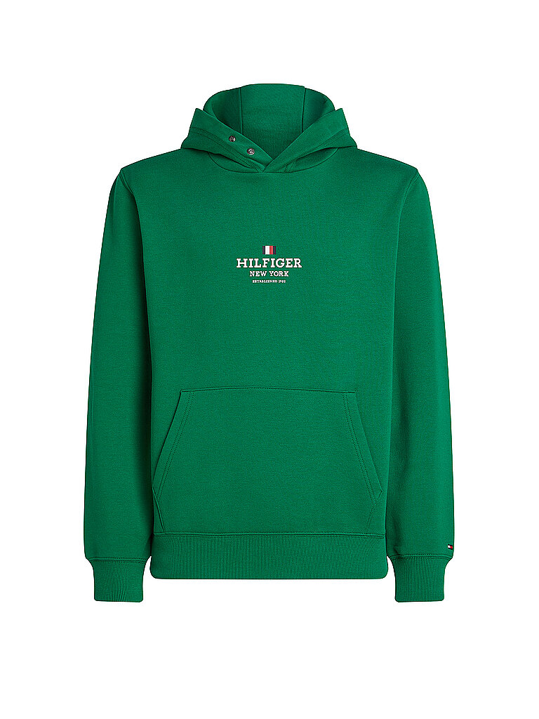 TOMMY HILFIGER Kapuzensweater - Hoodie dunkelgrün | XXL von Tommy Hilfiger