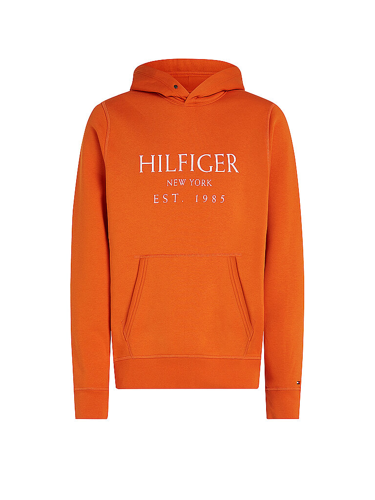 TOMMY HILFIGER Kapuzensweater - Hoodie orange | L von Tommy Hilfiger