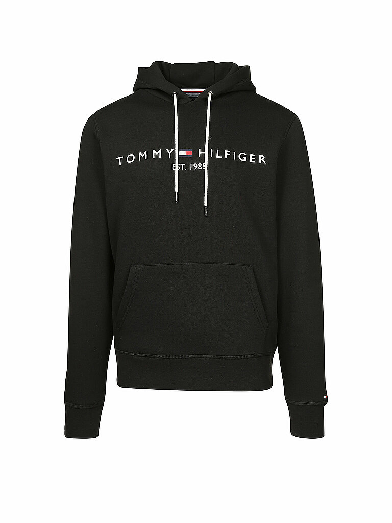 TOMMY HILFIGER Kapuzensweater - Hoodie  schwarz | L von Tommy Hilfiger