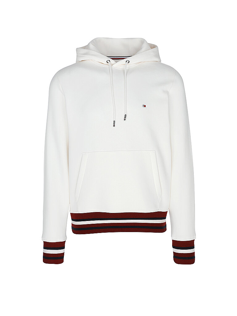 TOMMY HILFIGER Kapuzensweater - Hoodie  weiss | L von Tommy Hilfiger