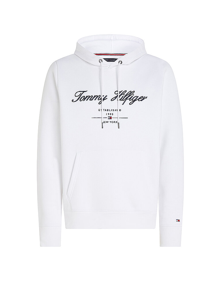 TOMMY HILFIGER Kapuzensweater - Hoodie weiss | L von Tommy Hilfiger