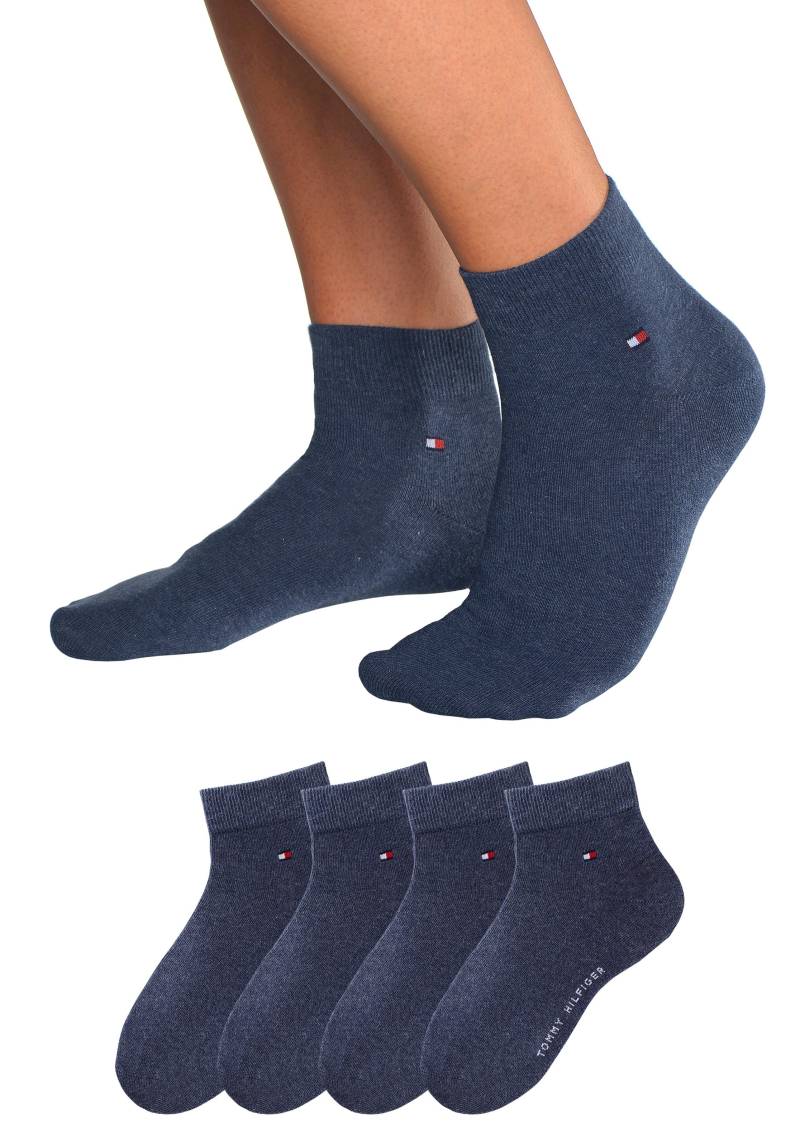 Tommy Hilfiger Kurzsocken, (4 Paar), mit druckfreien Nähten von Tommy Hilfiger