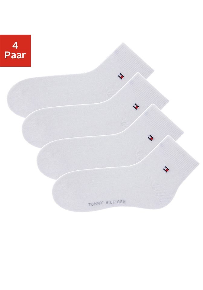 Tommy Hilfiger Kurzsocken, (4 Paar), mit druckfreien Nähten von Tommy Hilfiger