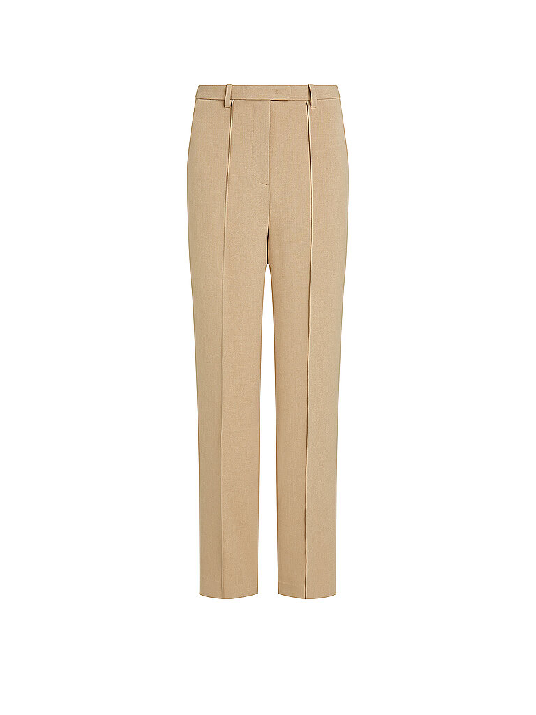 TOMMY HILFIGER Marlenehose  camel | 34 von Tommy Hilfiger