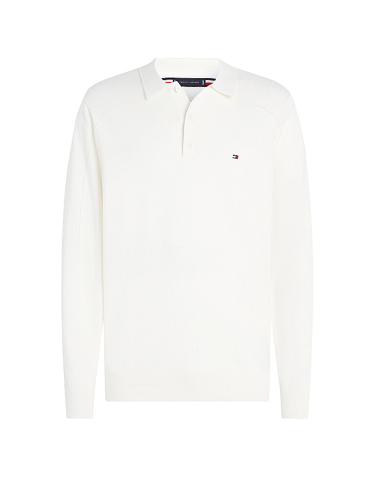 TOMMY HILFIGER Poloshirt PIMA  weiss | L von Tommy Hilfiger