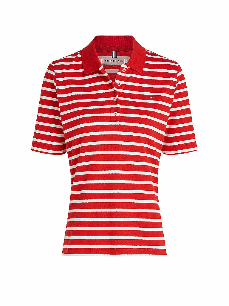 TOMMY HILFIGER Poloshirt Regular Fit 1985 rot | L von Tommy Hilfiger