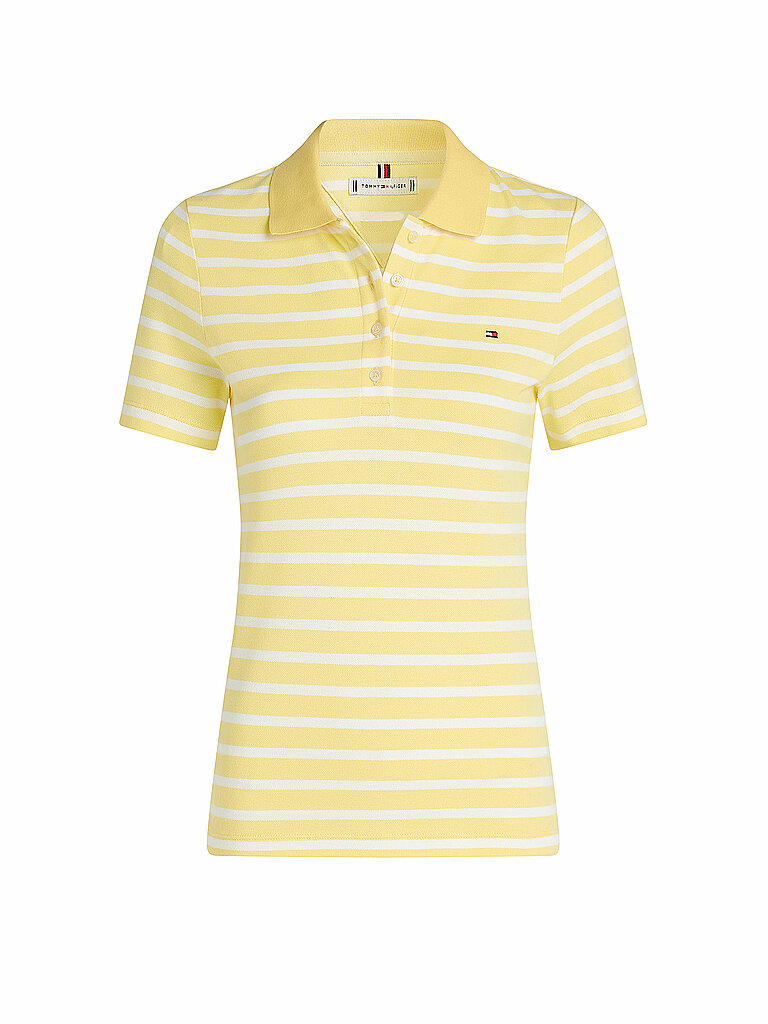 TOMMY HILFIGER Poloshirt Slim Fit 1985 gelb | XL von Tommy Hilfiger