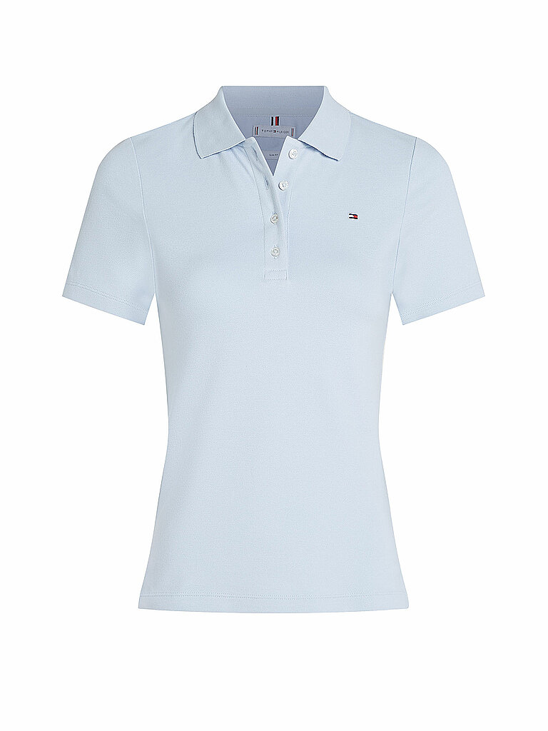 TOMMY HILFIGER Poloshirt Slim Fit 1985 hellblau | XL von Tommy Hilfiger