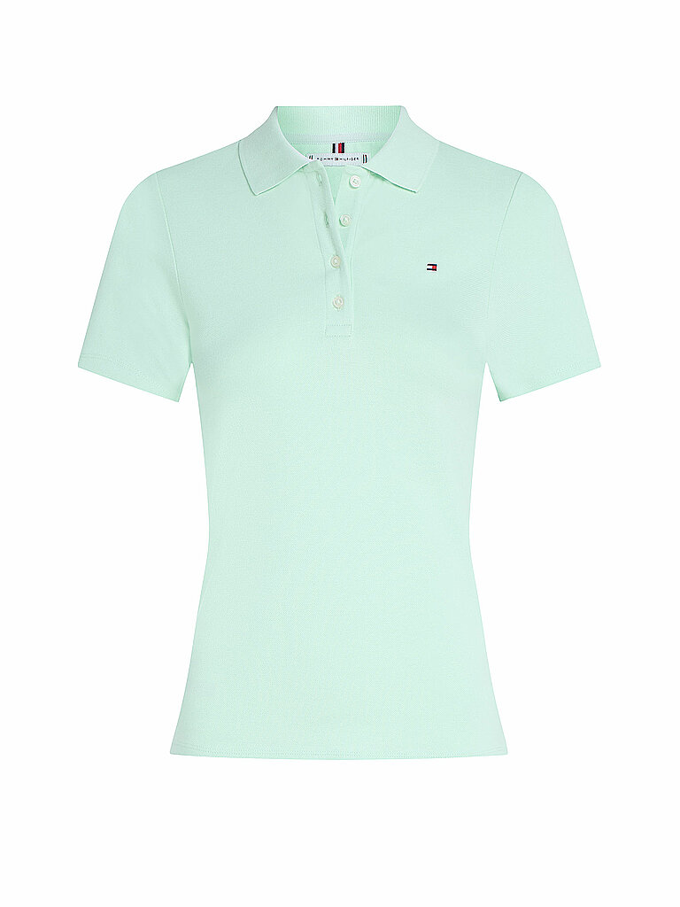 TOMMY HILFIGER Poloshirt Slim Fit 1985 hellgrün | S von Tommy Hilfiger