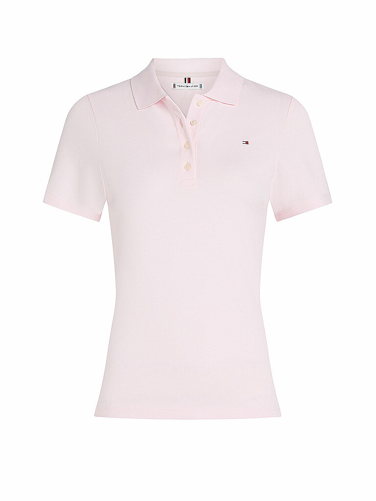 TOMMY HILFIGER Poloshirt Slim Fit 1985 rosa | L von Tommy Hilfiger