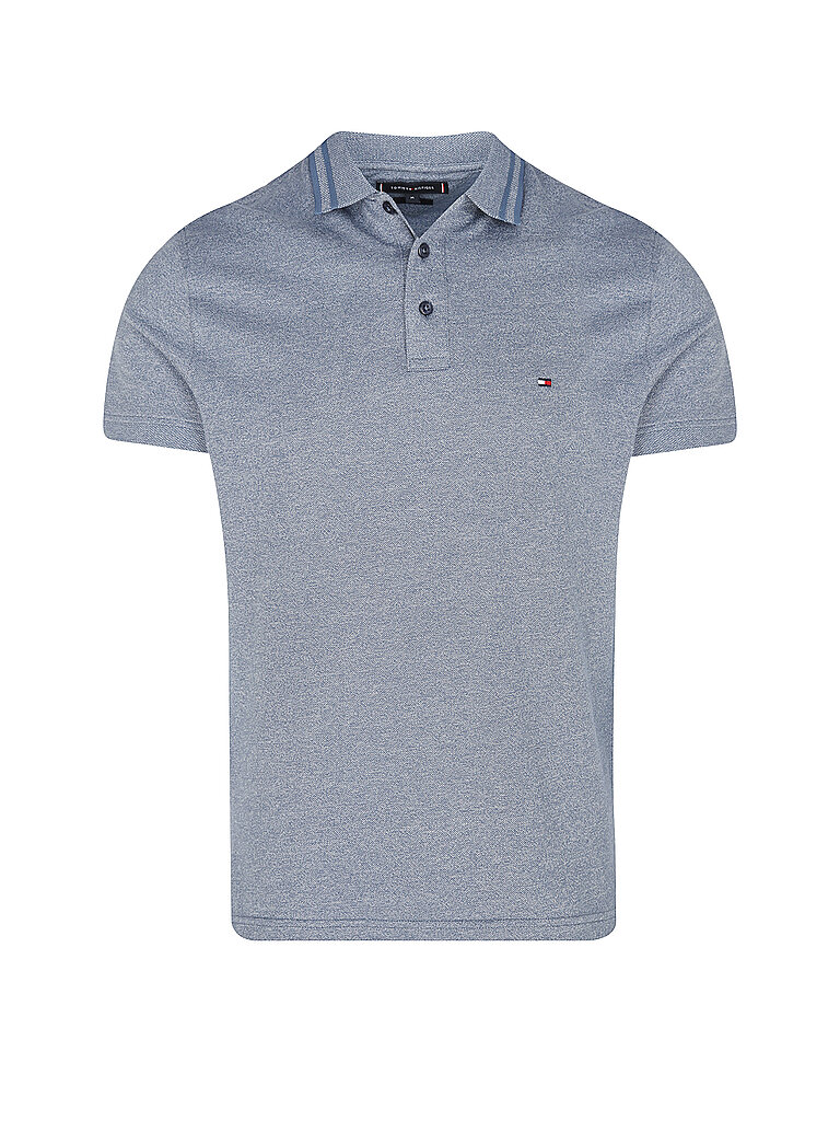 TOMMY HILFIGER Poloshirt Slim Fit blau | L von Tommy Hilfiger