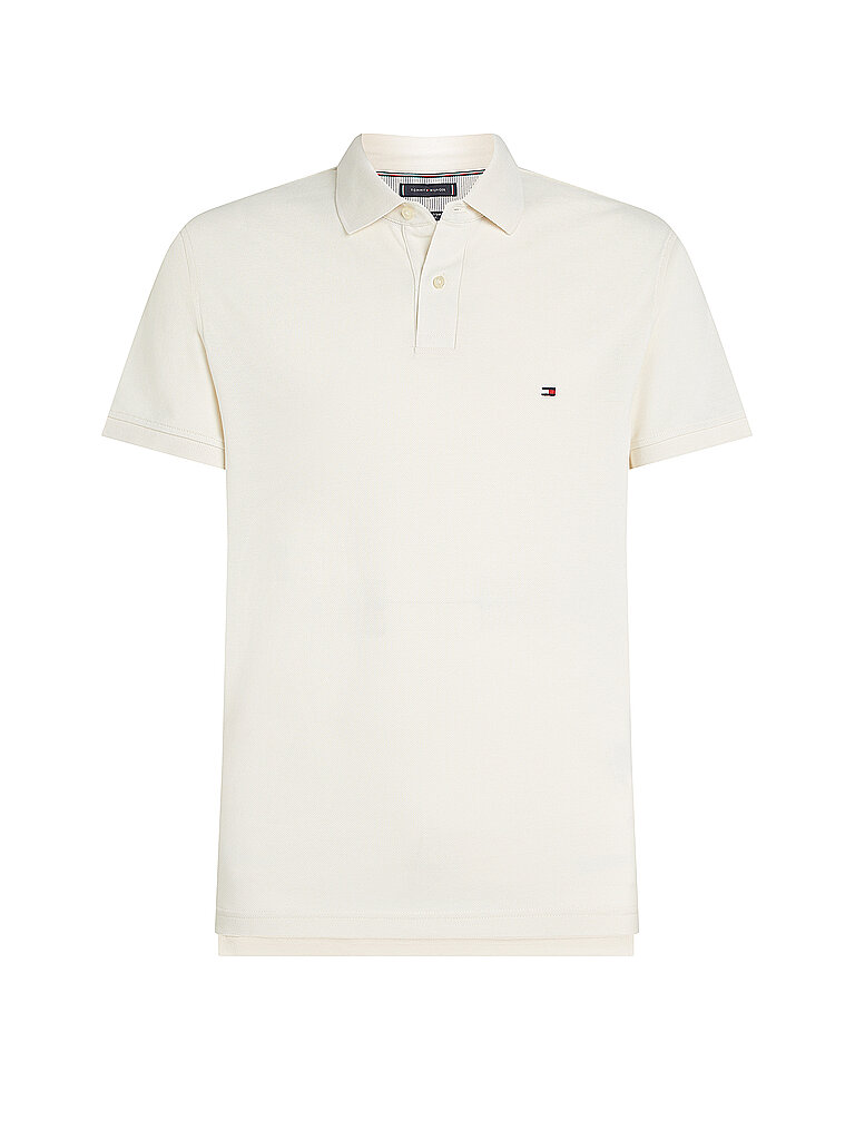 TOMMY HILFIGER Poloshirt Slim Fit creme | L von Tommy Hilfiger