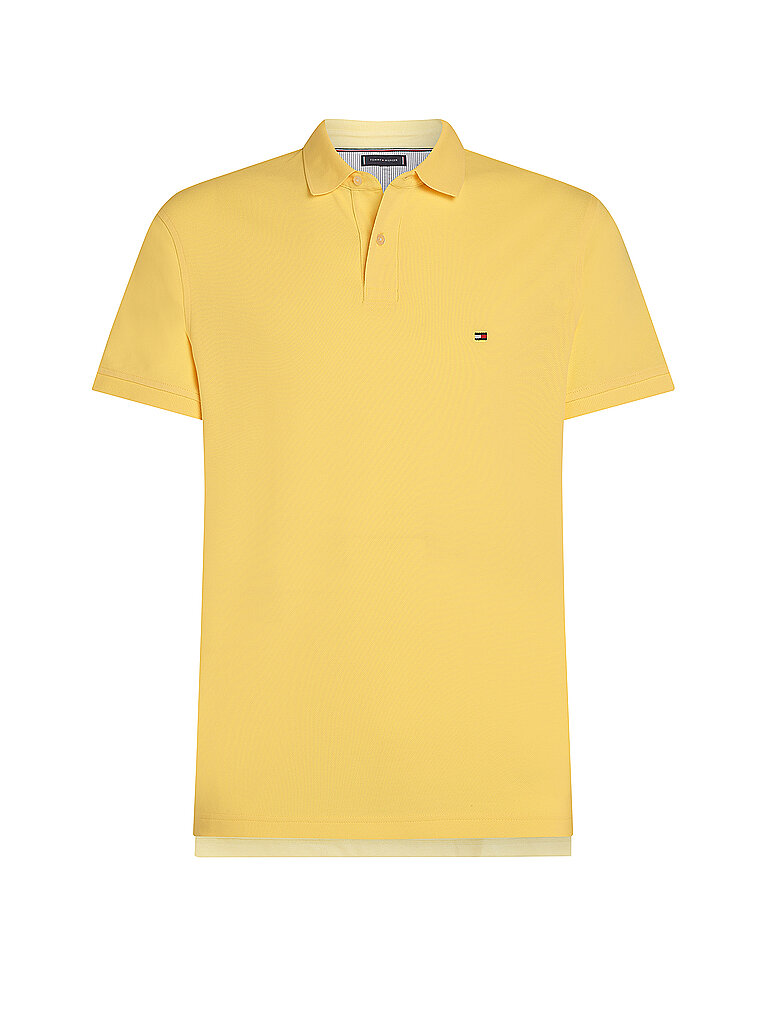 TOMMY HILFIGER Poloshirt Slim Fit gelb | L von Tommy Hilfiger