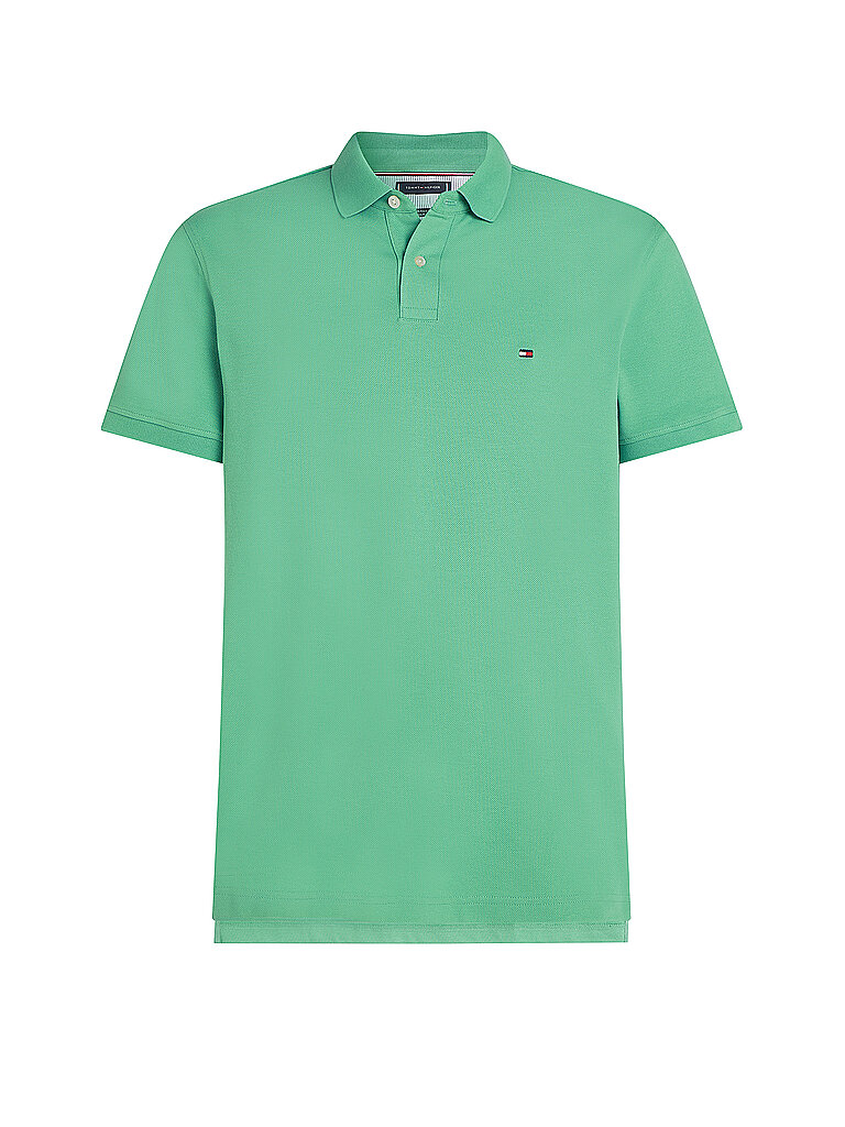 TOMMY HILFIGER Poloshirt Slim Fit grün | L von Tommy Hilfiger