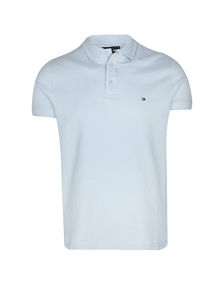 TOMMY HILFIGER Poloshirt Slim Fit hellblau | L von Tommy Hilfiger