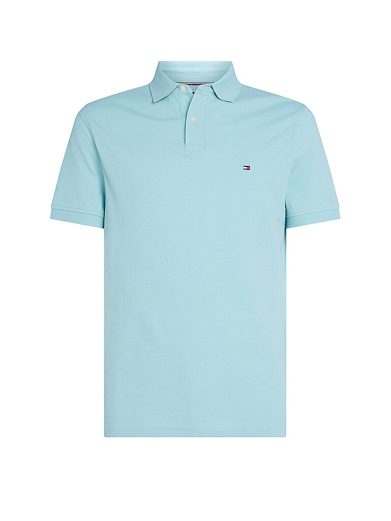 TOMMY HILFIGER Poloshirt Slim Fit hellgrün | L von Tommy Hilfiger