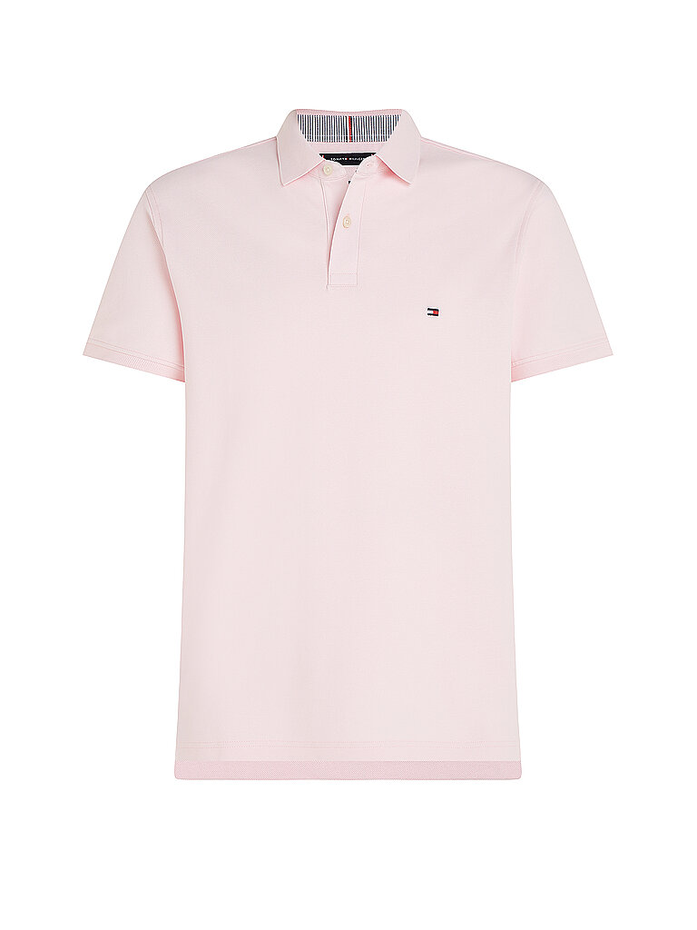 TOMMY HILFIGER Poloshirt Slim Fit rosa | L von Tommy Hilfiger