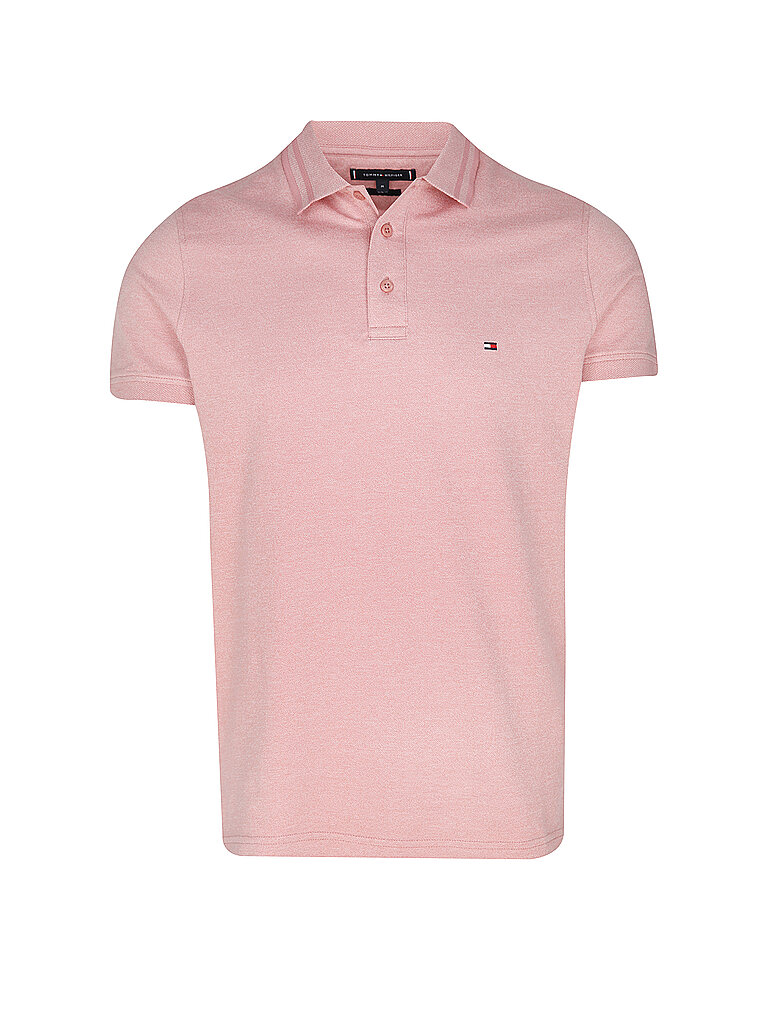 TOMMY HILFIGER Poloshirt Slim Fit rosa | M von Tommy Hilfiger