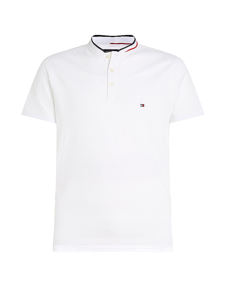 TOMMY HILFIGER Poloshirt Slim Fit weiss | S von Tommy Hilfiger