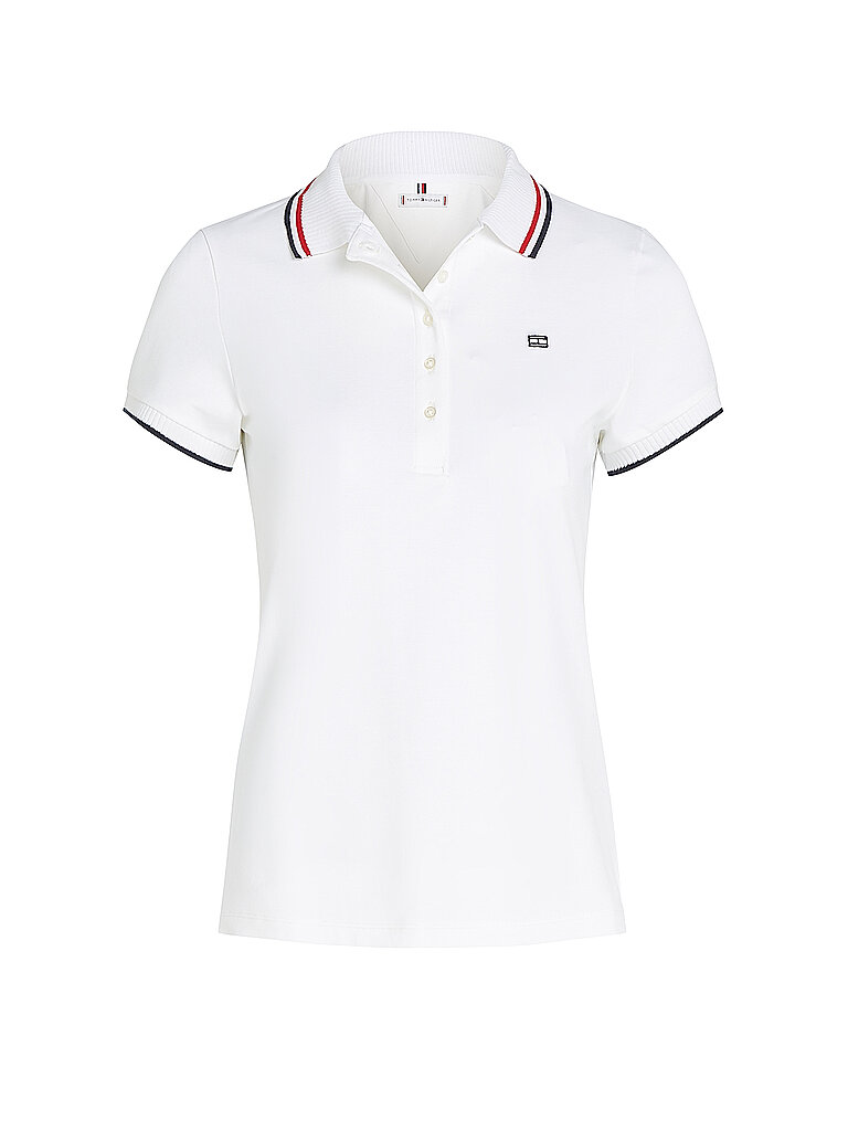 TOMMY HILFIGER Poloshirt Slim Fit weiss | XL TOMMY HILFIGER Poloshirt Slim Fit weiss | XL von Tommy Hilfiger