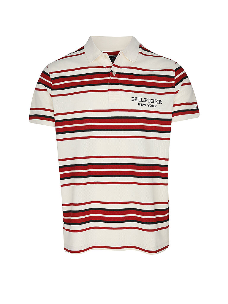 TOMMY HILFIGER Poloshirt  beige | L von Tommy Hilfiger