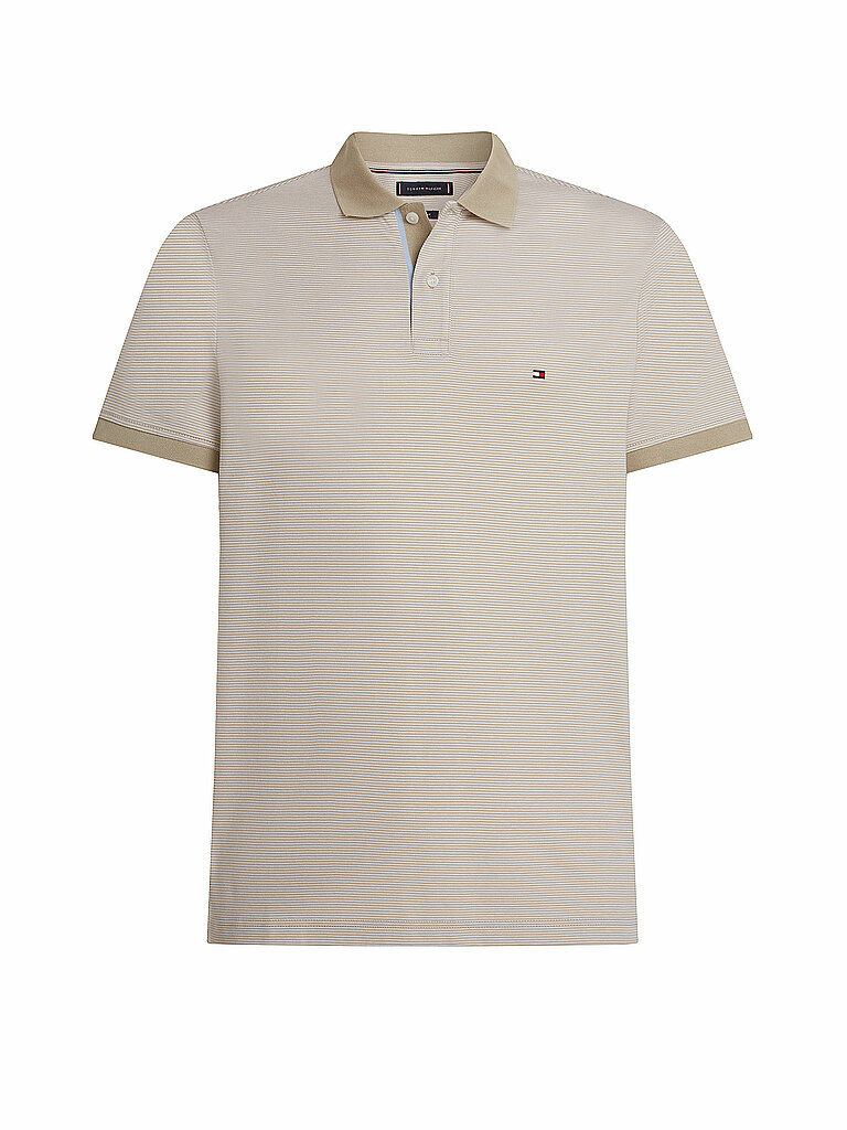 TOMMY HILFIGER Poloshirt beige | L von Tommy Hilfiger