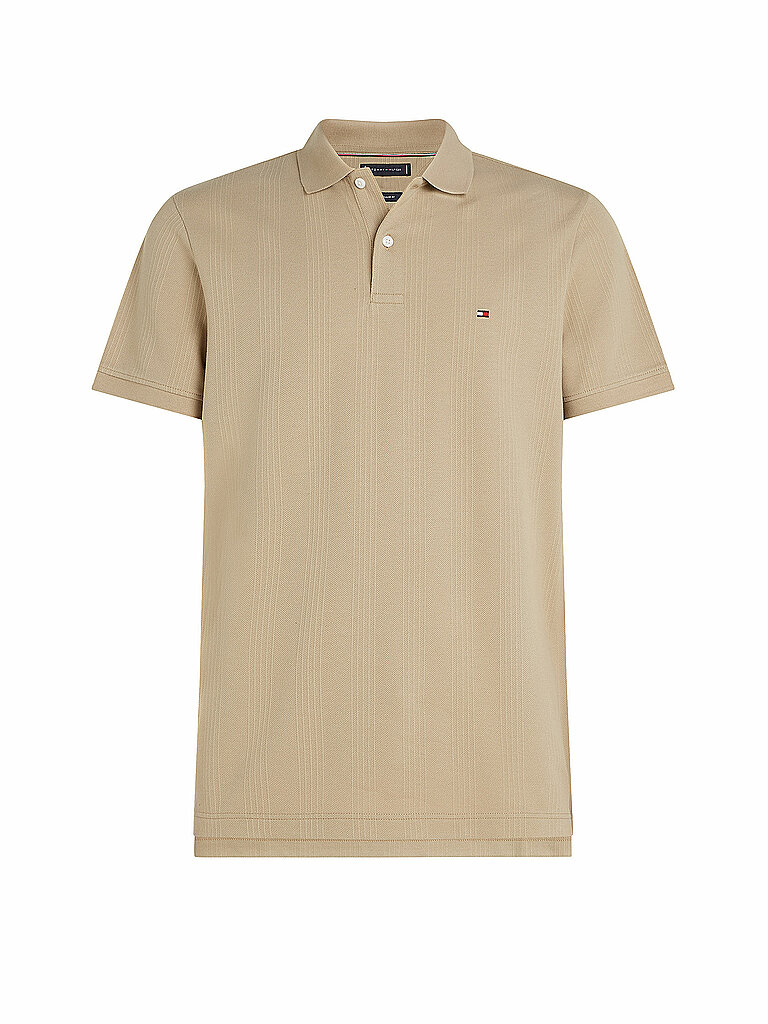 TOMMY HILFIGER Poloshirt beige | L von Tommy Hilfiger