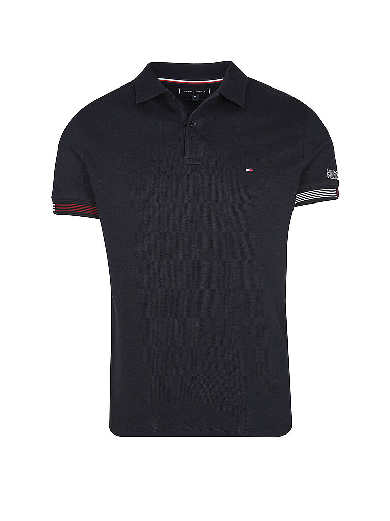 TOMMY HILFIGER Poloshirt  blau | L von Tommy Hilfiger