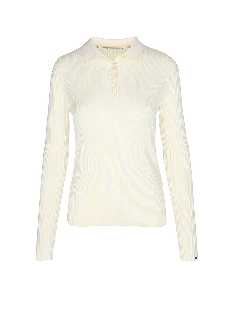 TOMMY HILFIGER Poloshirt creme | L von Tommy Hilfiger