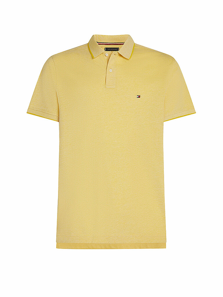 TOMMY HILFIGER Poloshirt gelb | L von Tommy Hilfiger