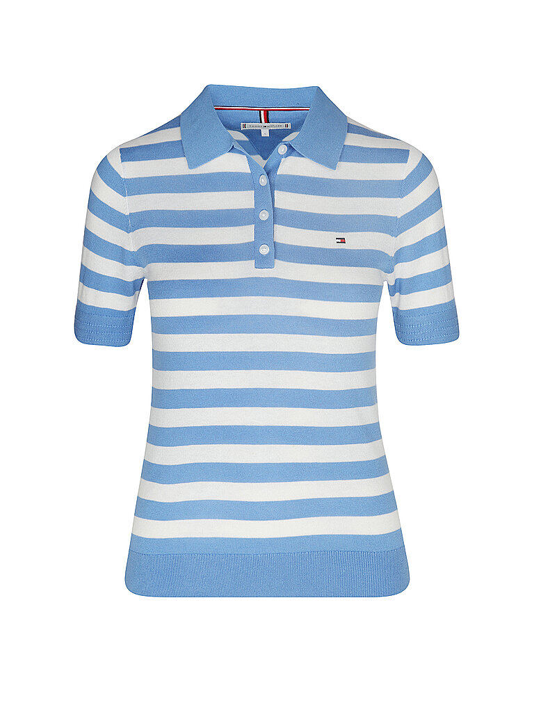 TOMMY HILFIGER Poloshirt  hellblau | L von Tommy Hilfiger