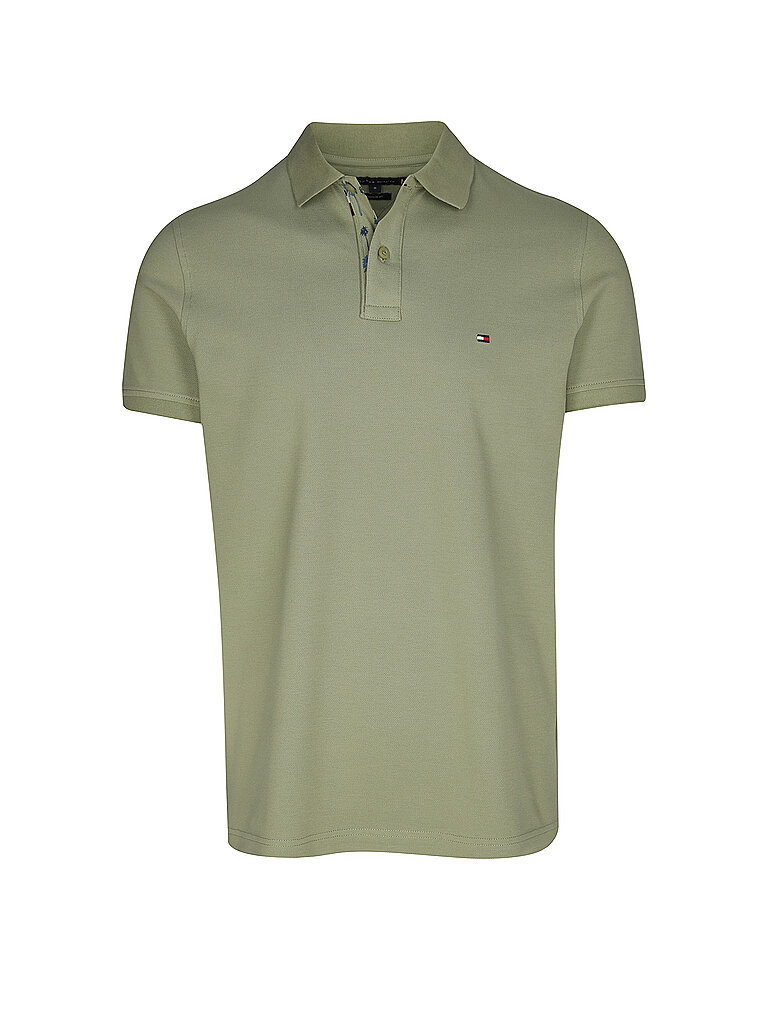 TOMMY HILFIGER Poloshirt  olive | S von Tommy Hilfiger