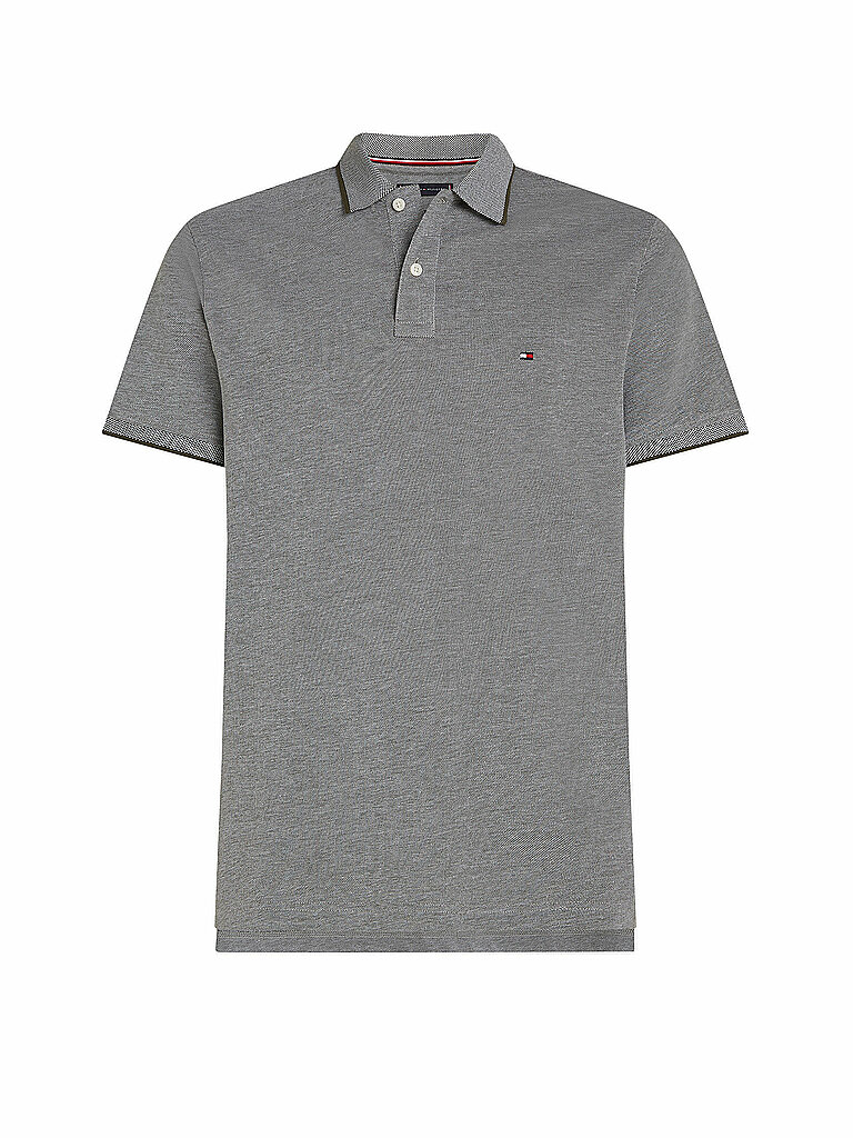 TOMMY HILFIGER Poloshirt olive | S von Tommy Hilfiger