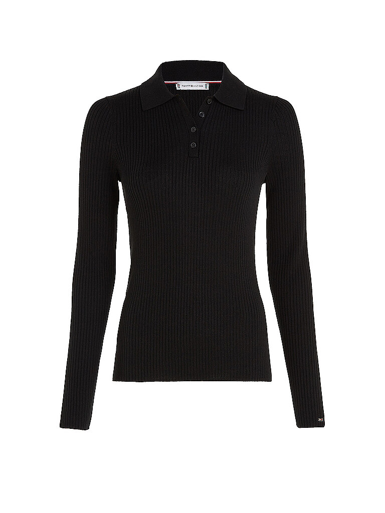 TOMMY HILFIGER Poloshirt schwarz | M von Tommy Hilfiger