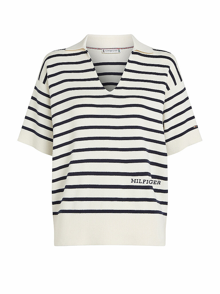 TOMMY HILFIGER Poloshirt weiss | L von Tommy Hilfiger