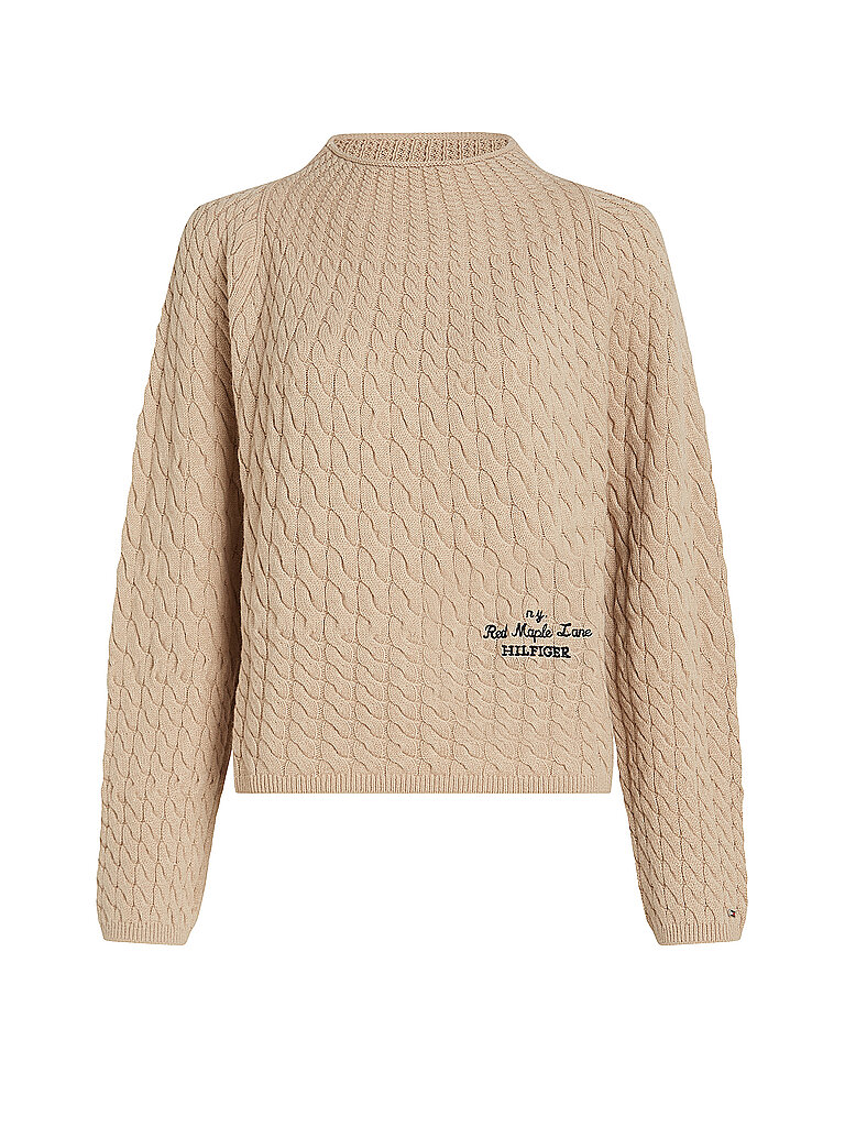 TOMMY HILFIGER Pullover  beige | L von Tommy Hilfiger