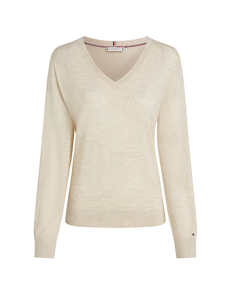 TOMMY HILFIGER Pullover  beige | L von Tommy Hilfiger