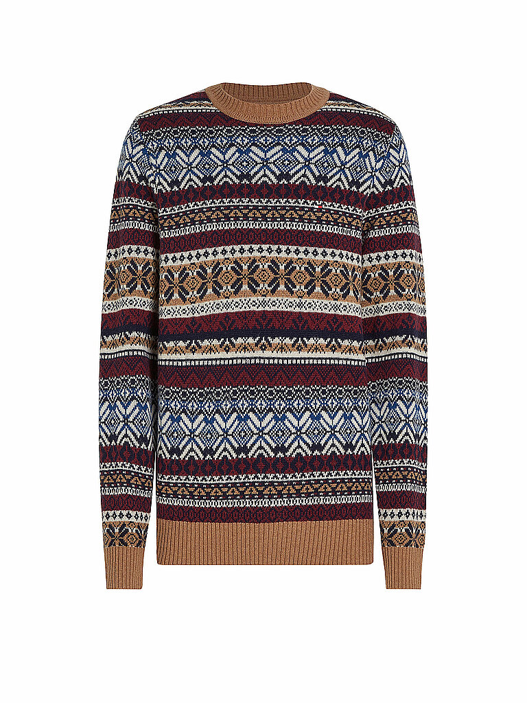 TOMMY HILFIGER Pullover braun | L von Tommy Hilfiger