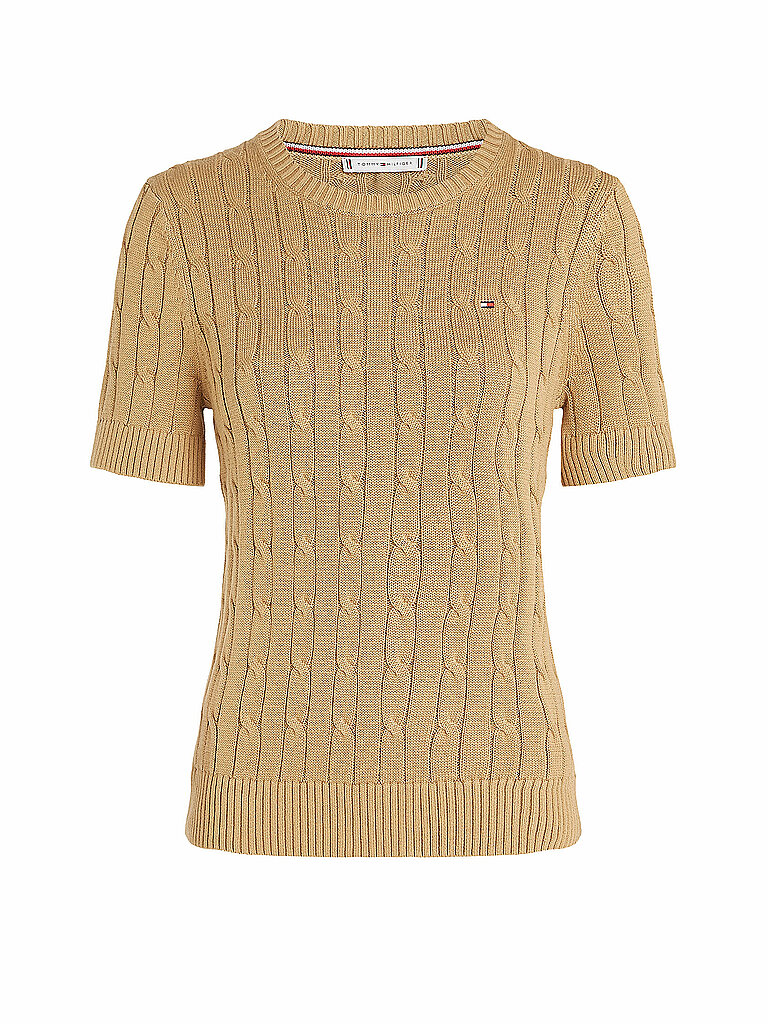 TOMMY HILFIGER Pullover camel | L von Tommy Hilfiger